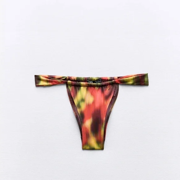Zara Multicoloured Bikini Set - Size Small - Picture 3 of 5